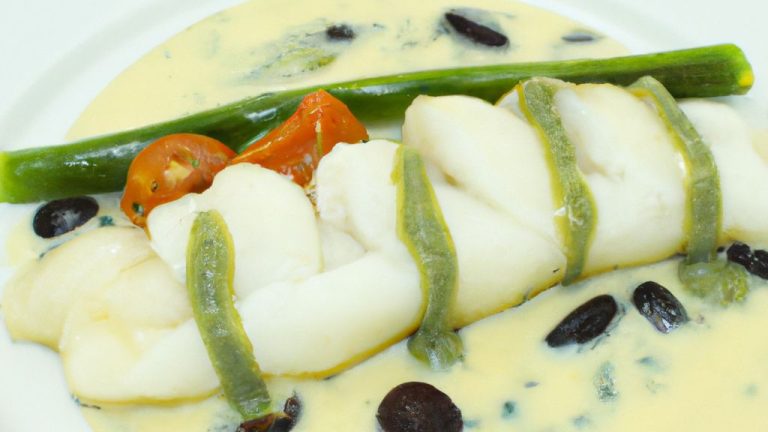 Receita de Filé de Linguado ao Molho de Uvas Verdes