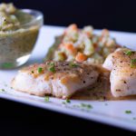 Filé de peixe com molho de limão