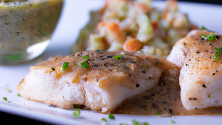 Receita de Filé de peixe com molho de limão