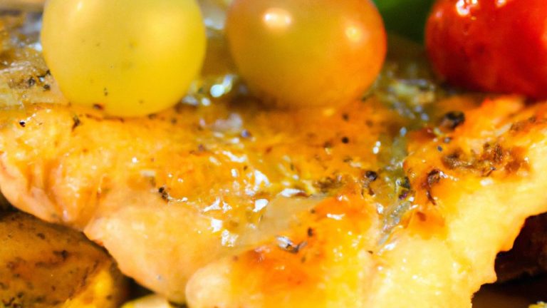 Receita de Filé de Peixe com Uva