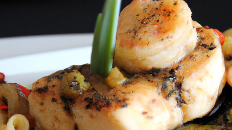 Receita de Filé de Pescada com Molho de Camarão
