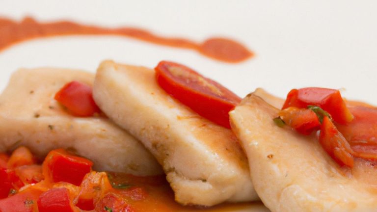Receita de Filés de Linguado com Tomate