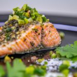 Filet de Truta com Molho de Ervas