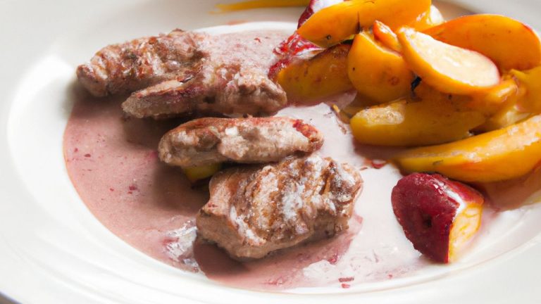 Receita de Filets ao Molho de Vinho e Maçã