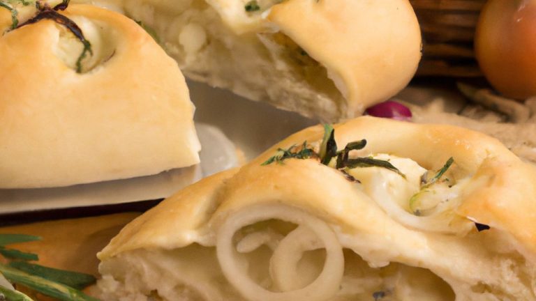 Receita de Focaccia de Cebola