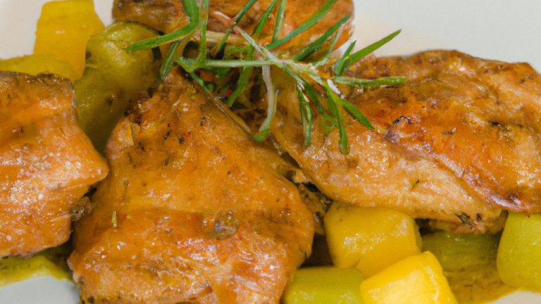 Receita de Frango ao licor