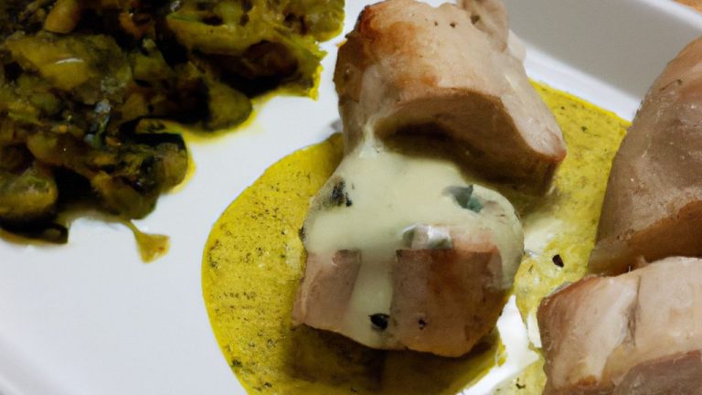 Receita de Frango ao Pesto de Iogurte