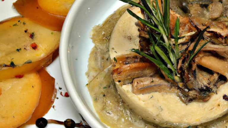 Receita de frango ao purê de cogumelos