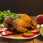 Frango Assado com Frutas