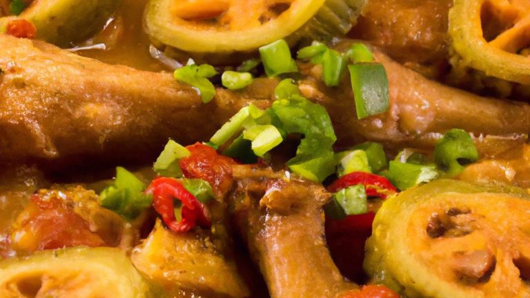 Receita de Frango com Quiabo