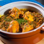 Frango com Telha de Mandioca