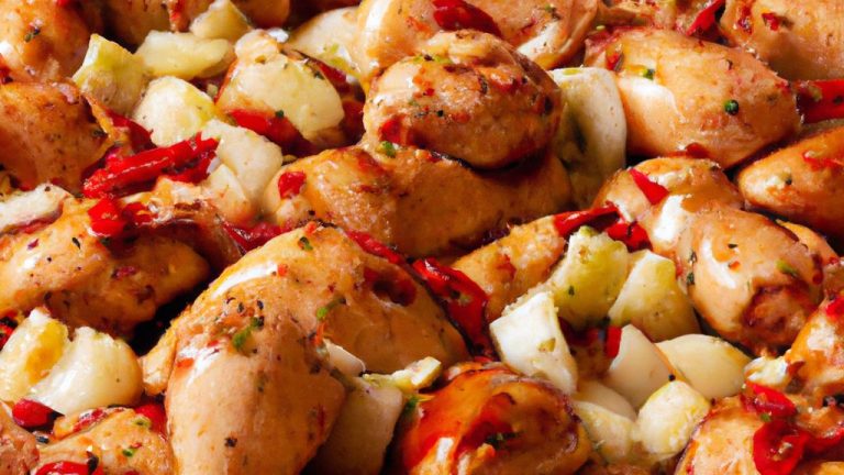 Receita de Frango na Chama
