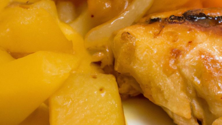 Receita de Galinha com maçã