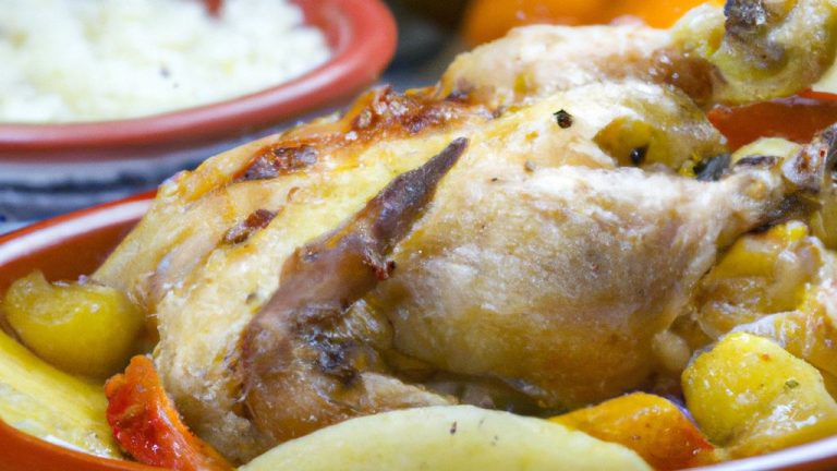 Receita de Galinha Mourisca