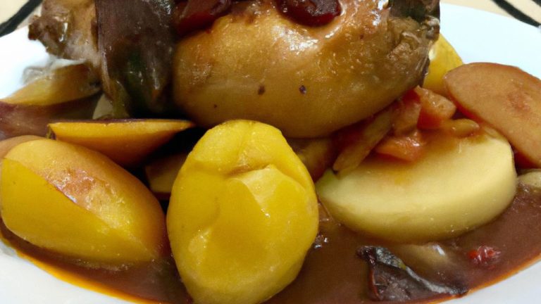 Receita de Galinha-d’angola ao Molho de Maracujá