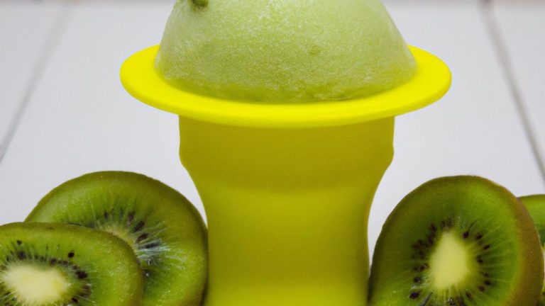 Receita de Geladinho de kiwi