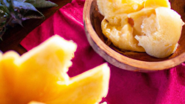 Receita de Gelado de Abacaxi
