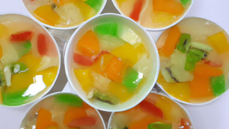 Receita de Gelatina Colorida Diet