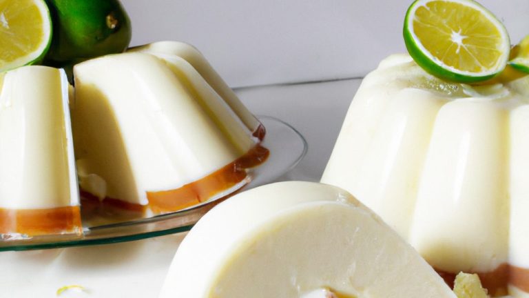 Receita de Gelatina cremosa diet de limão