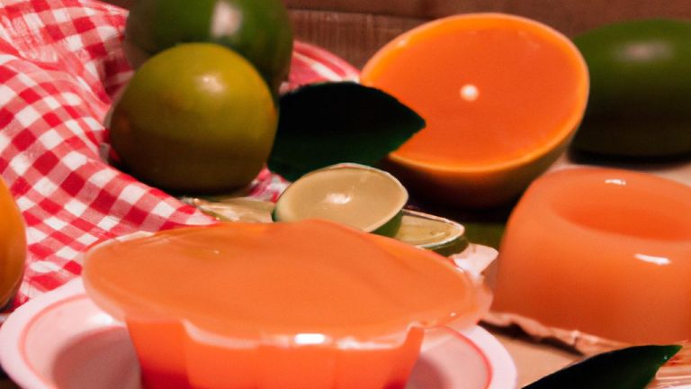 Receita de Gelatina de laranja
