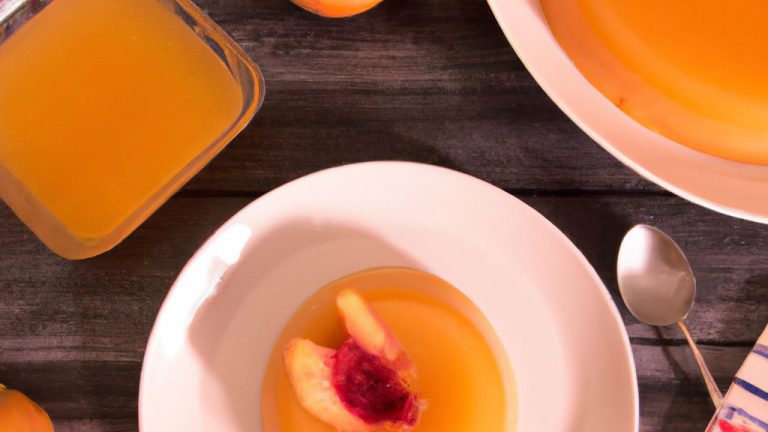 Receita de Gelatina de Pêssego a Mineira