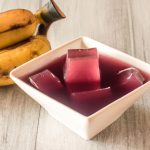 Gelatina de Uva com Bananas