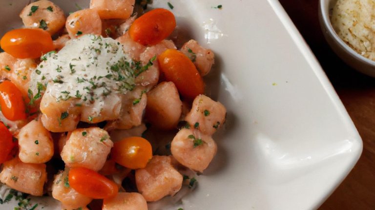 Receita de Gnocchi com salmone