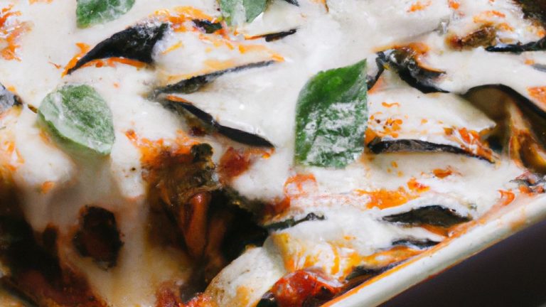 Receita de Lasanha de berinjela