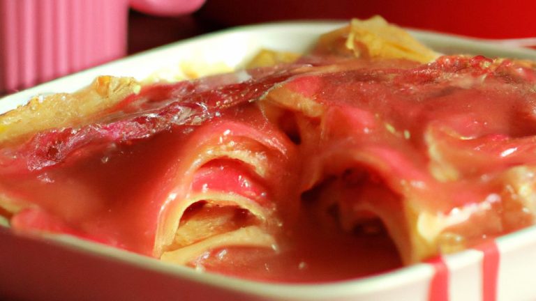 Receita de Lasanha de Panqueca Rosa