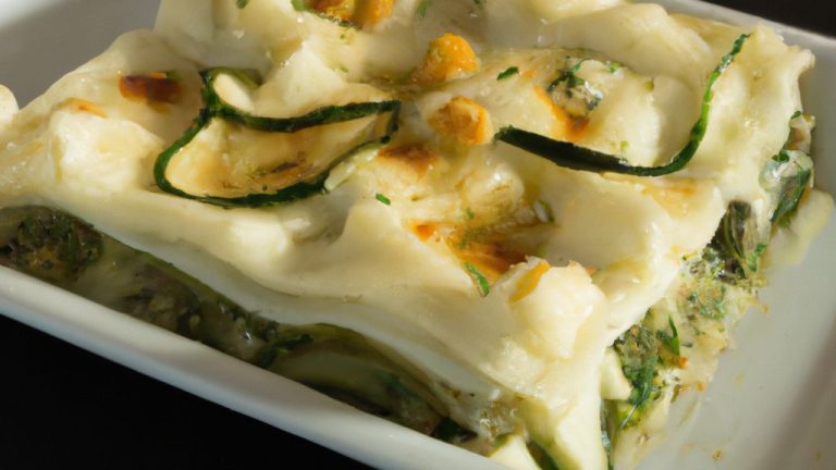 Receita de Lasanha Verde