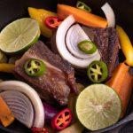 Lombinho com laranja