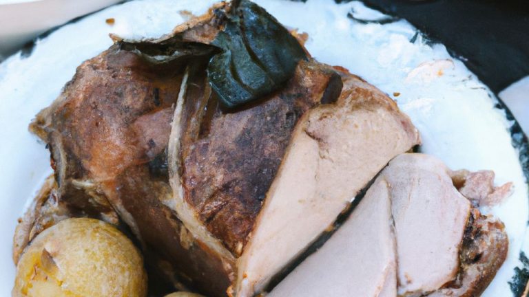 Receita de Lombo de Porco à Dinamarquesa