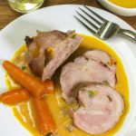 Lombo de Porco ao Molho de Mostarda