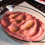 Lula com purê de framboesa