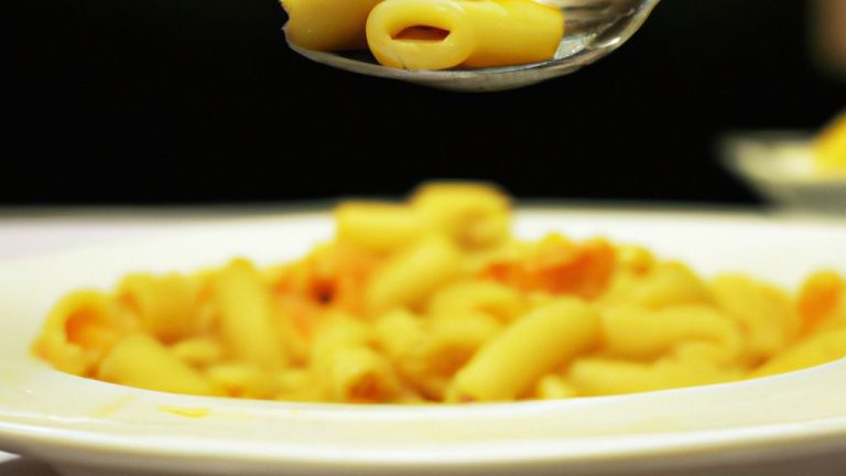 Receita de Macarrão amarelado
