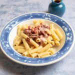 Macarrão ao Molho de Presunto e Berinjela