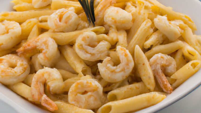 Receita de Macarrão com Camarão