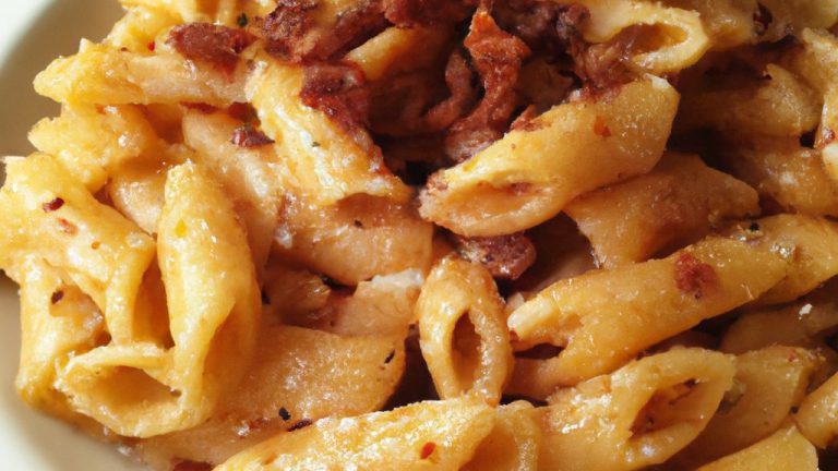 Receita de Macarrão com Lombo e Amendoim
