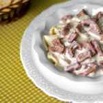 Macarrão com presuntada