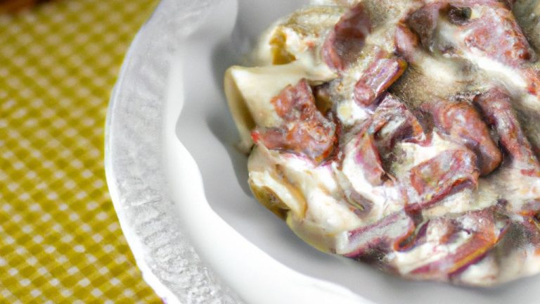 Receita de Macarrão com presuntada