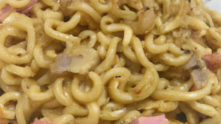 Receita de Macarrão oriental rápido e saboroso