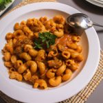 Macarrão Rosado ao Curry