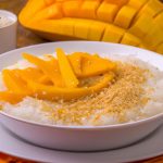 Manga com arroz e coco