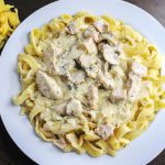 Massa com Frango e Coentro