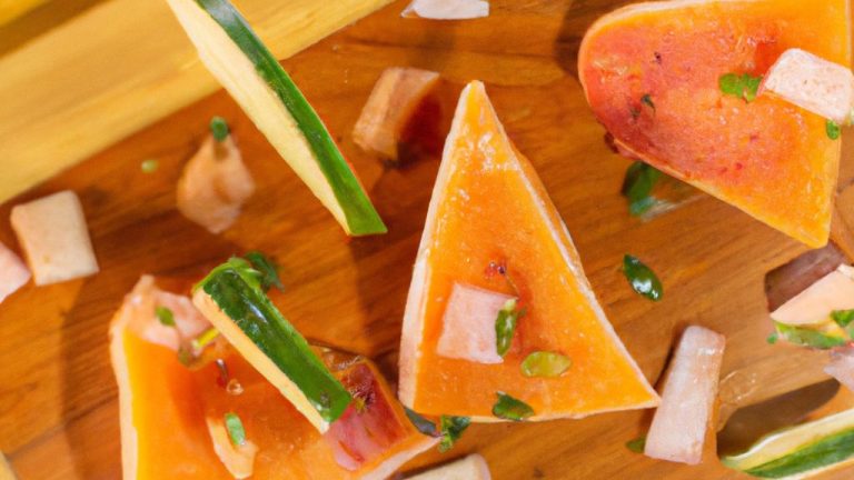 Receita de Melão com presunto