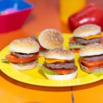 Mini Hambúrgueres para Crianças