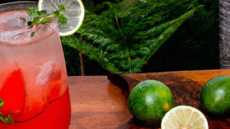 Receita de Mojito de Melancia