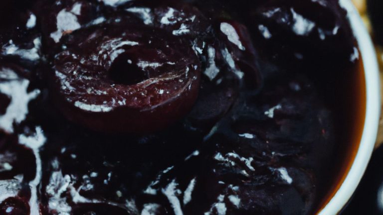 Receita de Molho de Ameixas Pretas