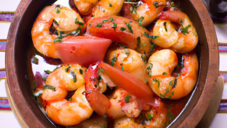 Receita de Molho Especial de Vinho com Camarões