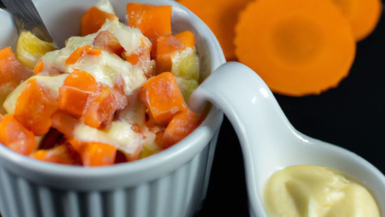 Receita de Molho tártaro com cenoura